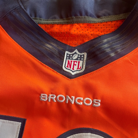 Denver Broncos Jersey Mens 48 Orange Emmanuel Sanders #10 NFL Wide Receiver - Picture 4 of 6